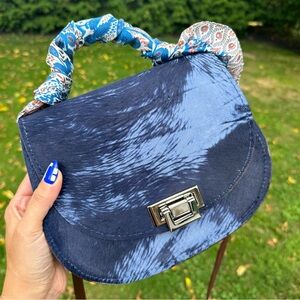 NWOT Lovleathers Calfhair Pioneer Bag